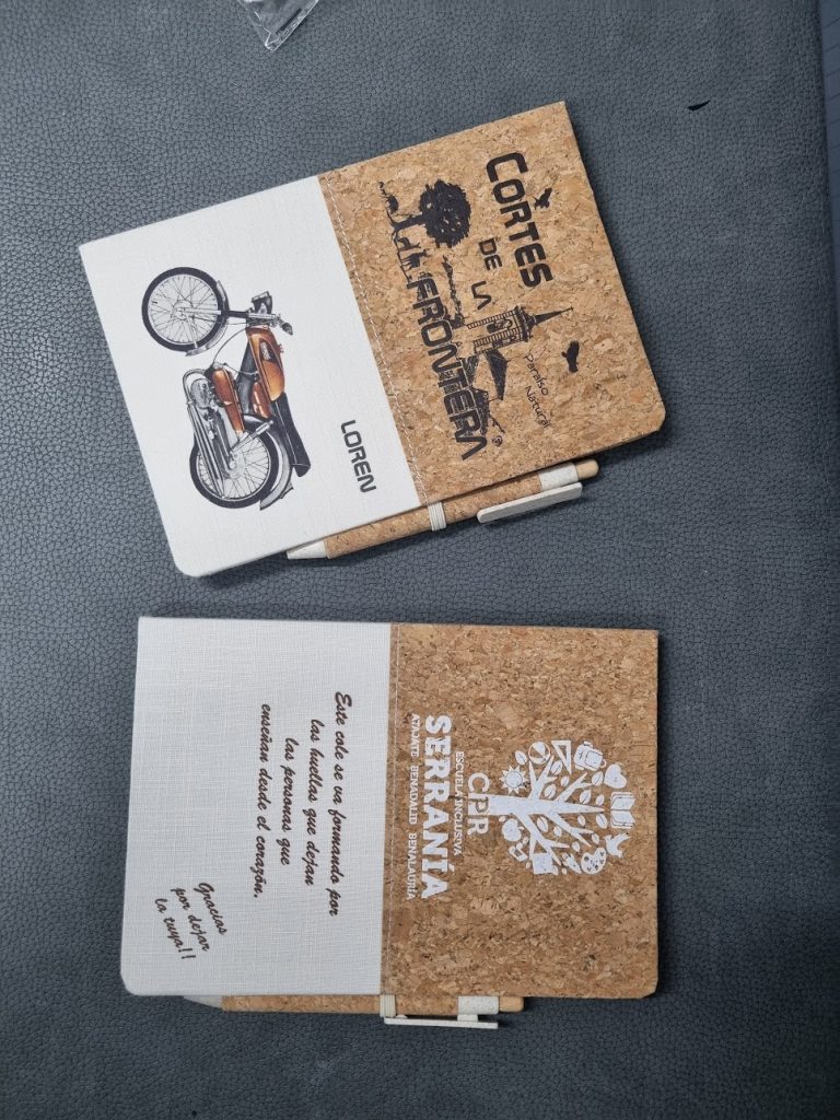Libretas de corcho